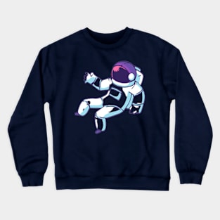 Purple Space Crewneck Sweatshirt